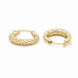 10K Yellow Gold Small Hoop Earrings