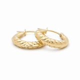 10K Yellow Gold Small Hoop Earrings