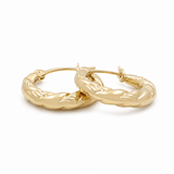 10K Yellow Gold Small Hoop Earrings