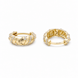 10K Yellow Gold Small Hoop Earrings