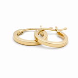 10K Yellow Gold Small Hoop Earrings