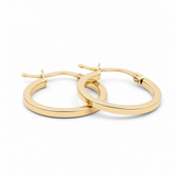 10K Yellow Gold Small Hoop Earrings