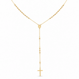 10k Yellow Gold Rosary Necklaces 18"