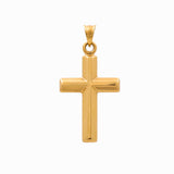 10K Yellow Gold Cross Pendant