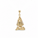 10K Yellow Gold Caridad del Cobre Pendant