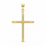 14K Yellow Gold Cross Pendant