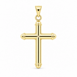 14K Yellow Gold Cross Pendant