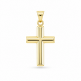 14K Yellow Gold Cross Pendant