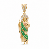 10K Two Tone Yellow/Rose San Judas Pendant