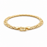 10K Yellow Gold Byzantine Bracelet Women's