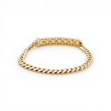 10K Yellow Gold Monaco Id Bracelet