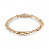 14K Yellow Gold Fashion with Heart Women's Bracelet