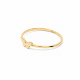 10K Yellow Gold Butterfly Fashion Women's Ring