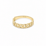 10K Yellow Gold Links Fashion Women's Ring