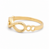 10K Yellow Gold Infiniti Fashion Women's Ring