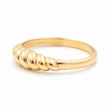 10K Yellow Gold Band Fashion Women's Ring
