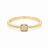 10K Yellow Gold Fashion Women's Ring