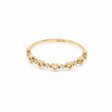 10K Yellow Gold Star Fashion Women's Ring