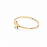 10K Yellow Gold Star Fashion Women's Ring