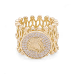 10K Yellow Gold Fashion Women's Ring