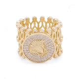10K Yellow Gold Fashion Women's Ring