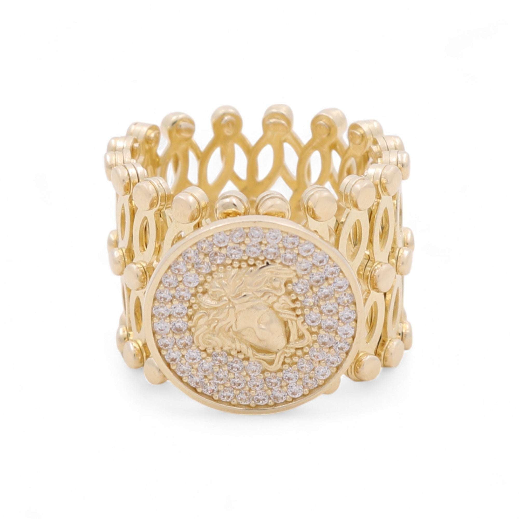 10K Yellow Gold Fashion Women's Ring