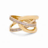14K Yellow Gold Fashion  Women's Ring