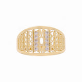 14K Yellow Gold Mom Fashion Women's Ring