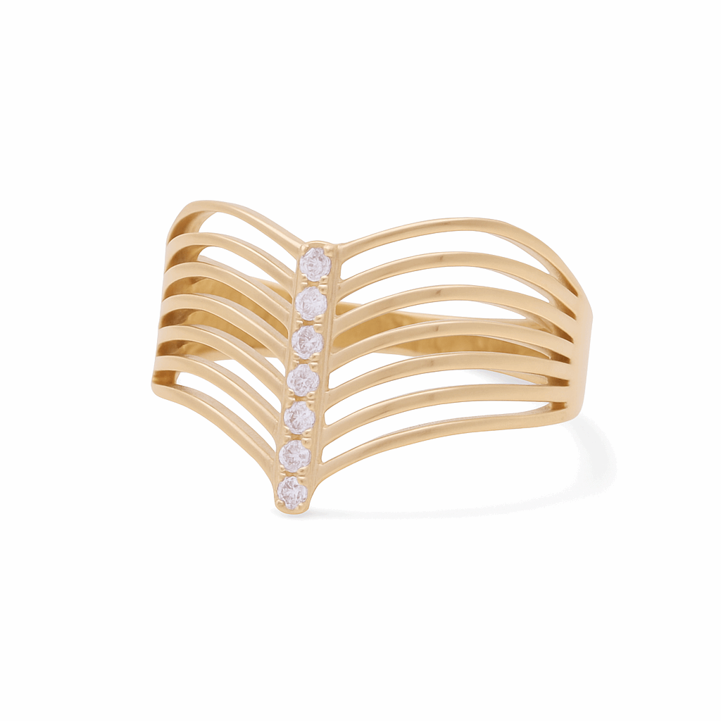 14K Yellow Gold Fashion Women's Ring