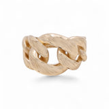 14K Yellow Gold   Diamond Cut Fashion  Women's Ring