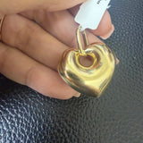 yellow gold 14k heart pendant