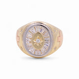 14k Tri Color Gold Fashion Ring
