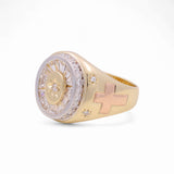 14k Tri Color Gold Fashion Ring