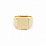 10K Yellow Gold Signet Fashion Women's Ring