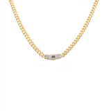 10K Yellow Gold Monaco Chain 20"