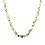 10K Yellow Gold Monaco Chain 20"
