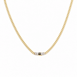10K  Yellow Gold  Monaco Chain 18"