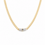 10K  Yellow Gold  Monaco Chain 18"