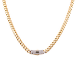 10K  Yellow Gold  Monaco Chain 16"