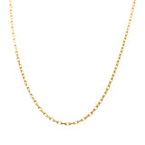 14K  Yellow Gold  Open Link Chain 24"