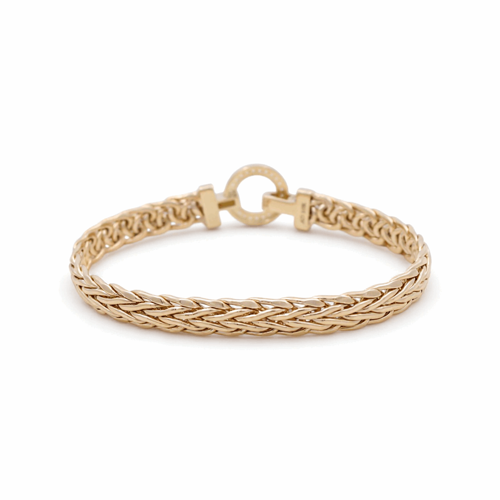 10K  Yellow Gold Fancy Link Bracelet