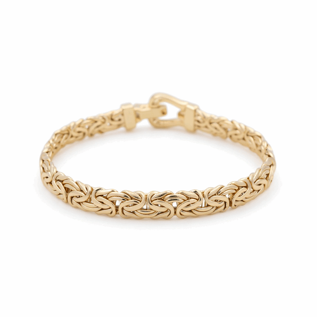 10K  Yellow Gold Fancy Link Bracelet