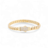 10K Yellow Gold Fancy Link Women's Bracelet