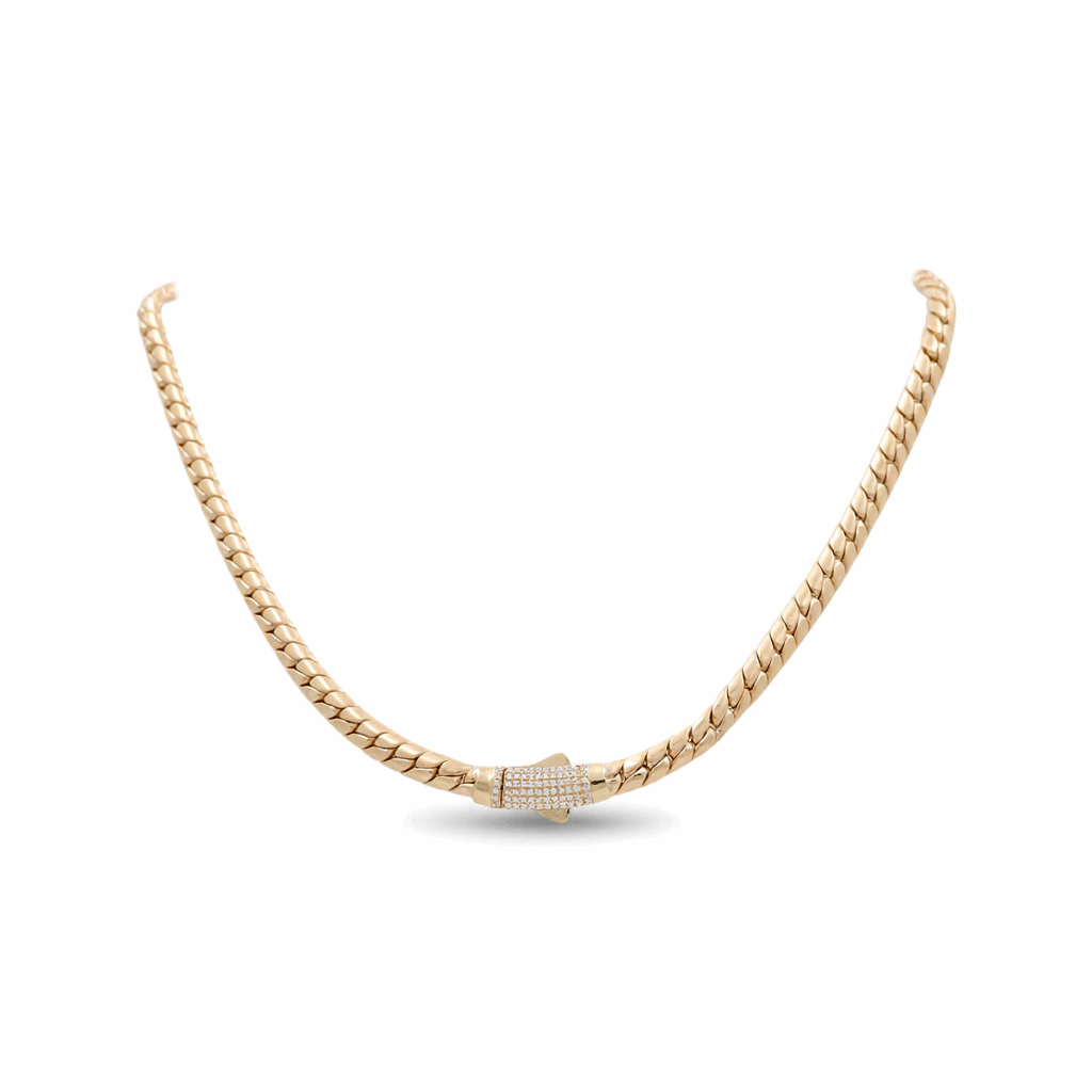 10K Yellow Gold Cuban Link Necklace