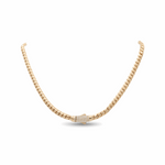 10K Yellow Gold Cuban Link Necklace