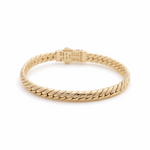 10K  Yellow Gold Cuban Link Bracelet