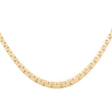 10K Yellow Gold Fancy Link Necklaces