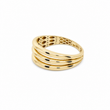 10K Yellow Gold Fashion Women's Ring