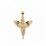 10K Yellow Gold Angel Pendant