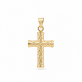 14K Yellow Gold Cross Pendant